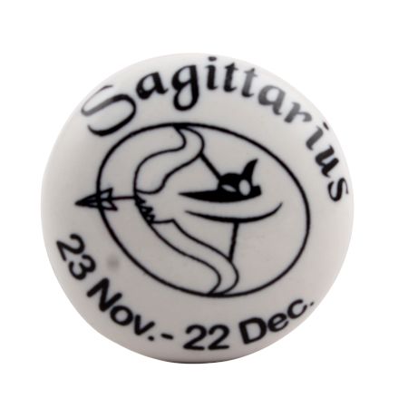 Sagittarius Flat Ceramic Wine Stopper
